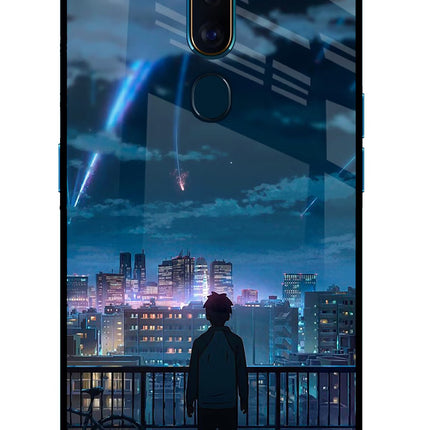 Anime Oppo F11 Pro Glass Case Back Cover by Casekaro