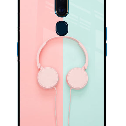 Music Lover Oppo F11 Pro Glass Case Back Cover by Casekaro