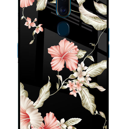 Flowers Oppo F11 Pro Glass Case Back Cover by Casekaro