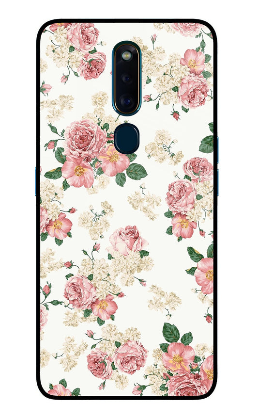 Flowers Oppo F11 Pro Glass Case