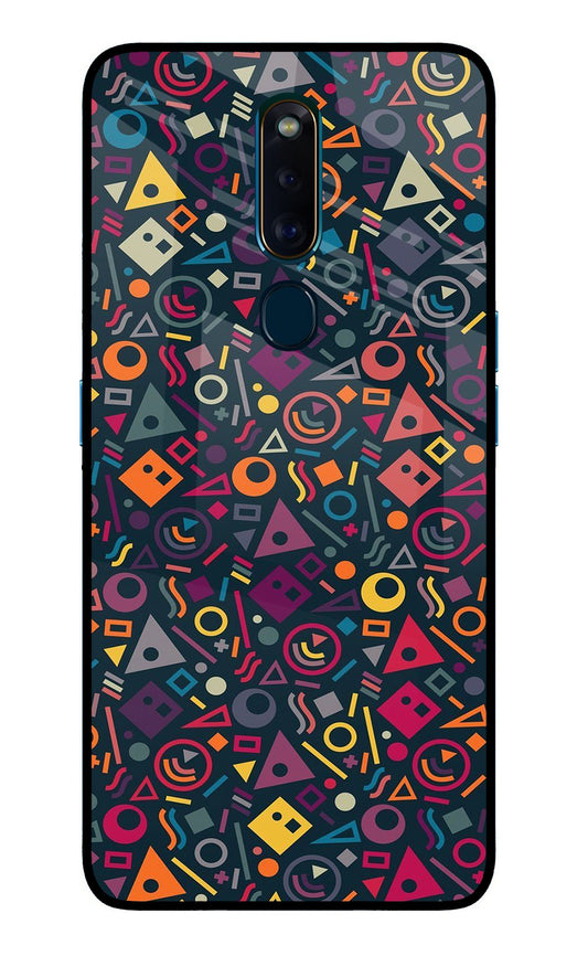 Geometric Abstract Oppo F11 Pro Glass Case