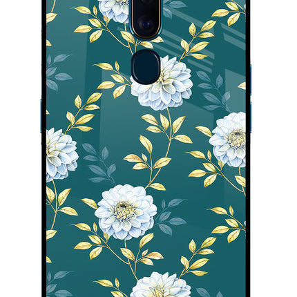 Flowers Oppo F11 Pro Glass Case Back Cover by Casekaro
