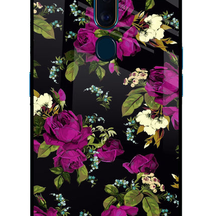 Flowers Oppo F11 Pro Glass Case Back Cover by Casekaro