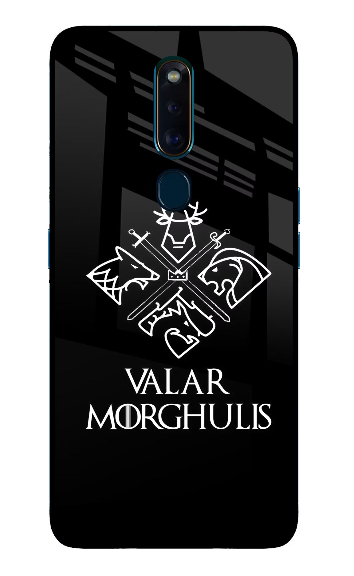 Valar Morghulis | Game Of Thrones Oppo F11 Pro Glass Case Back Cover by Casekaro