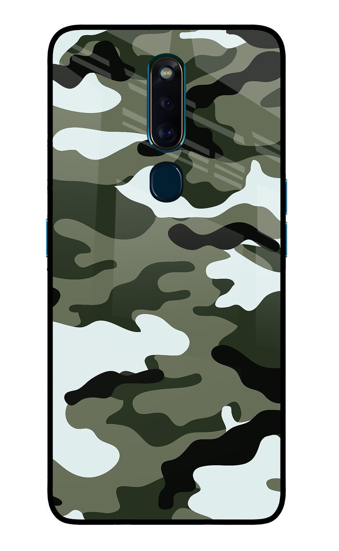 Camouflage Oppo F11 Pro Back Cover