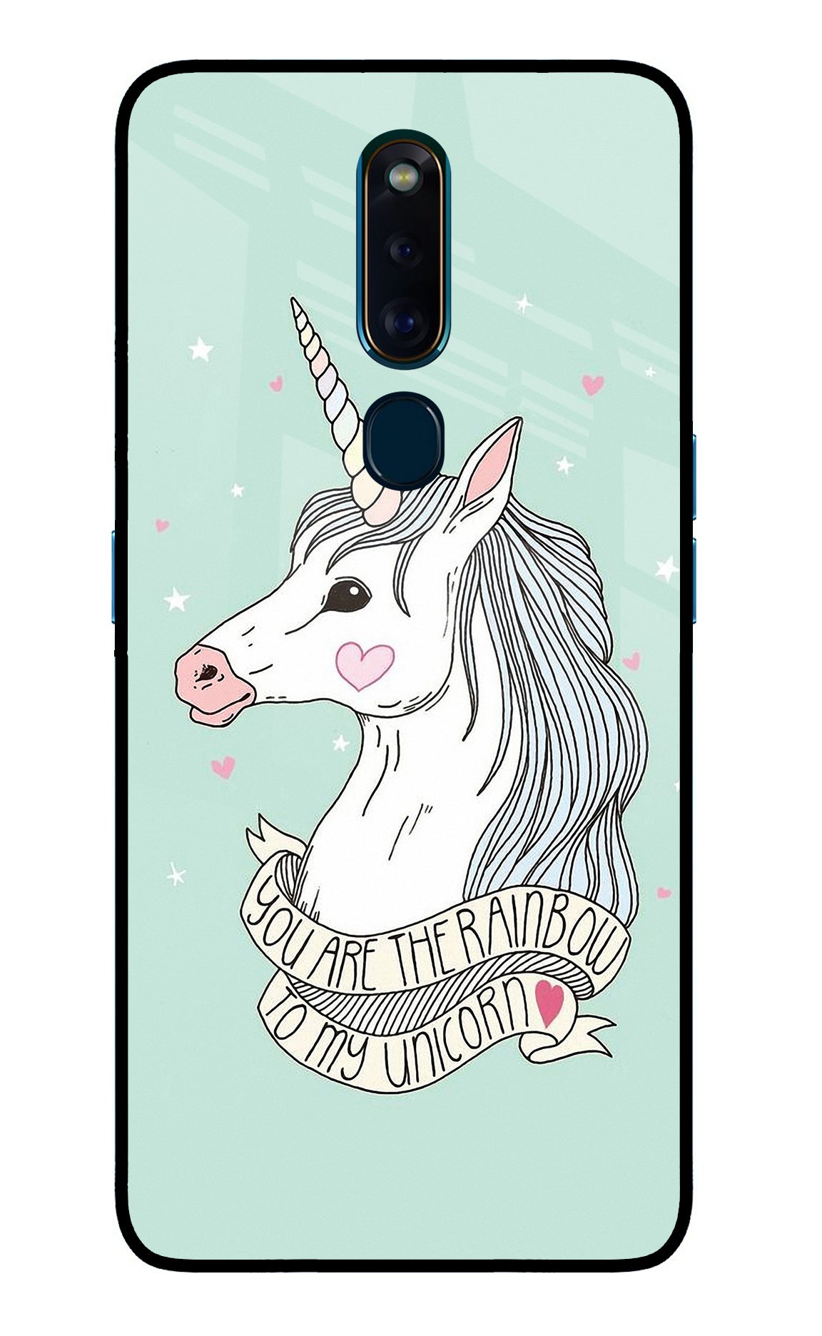 Unicorn Wallpaper Oppo F11 Pro Back Cover