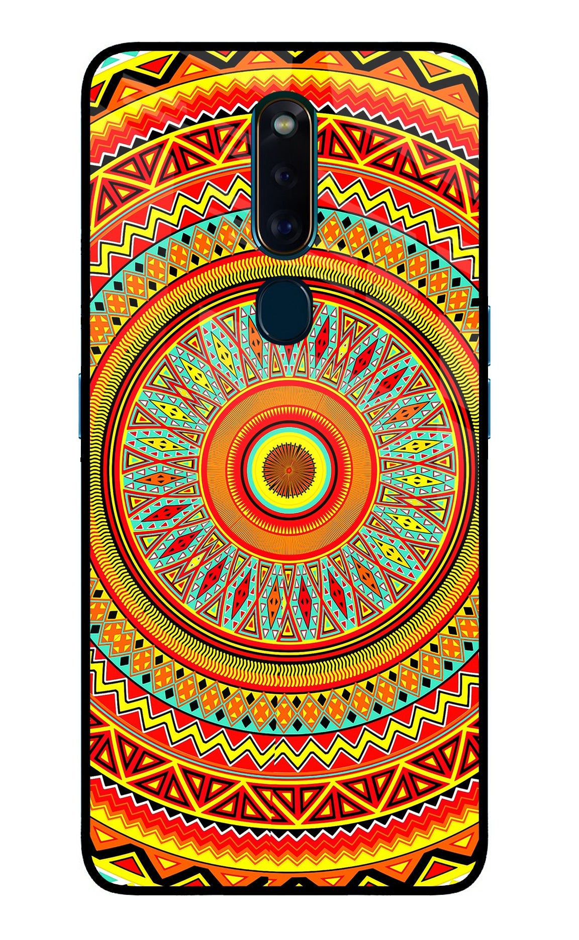 Mandala Pattern Oppo F11 Pro Glass Case