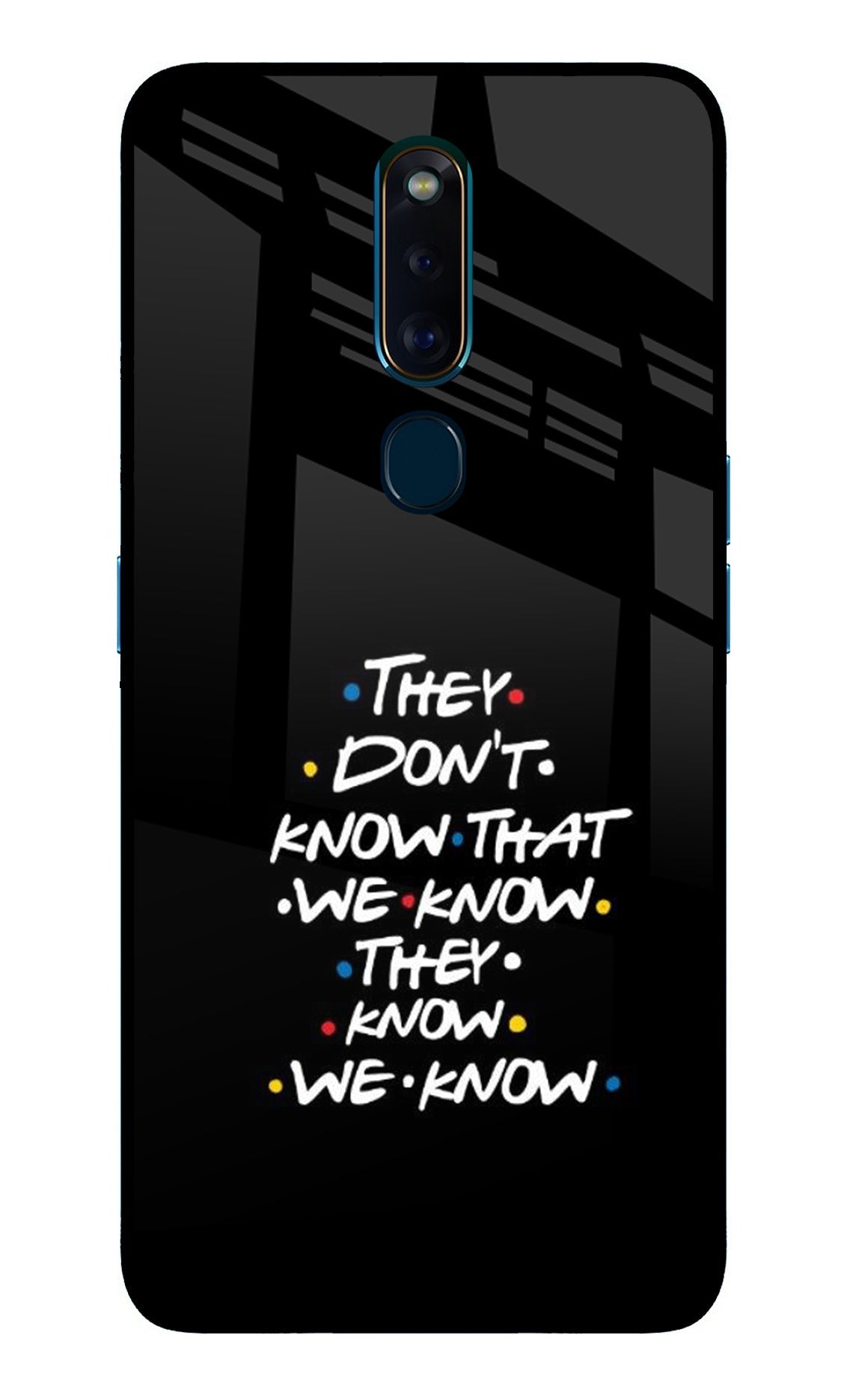 FRIENDS Dialogue Oppo F11 Pro Back Cover