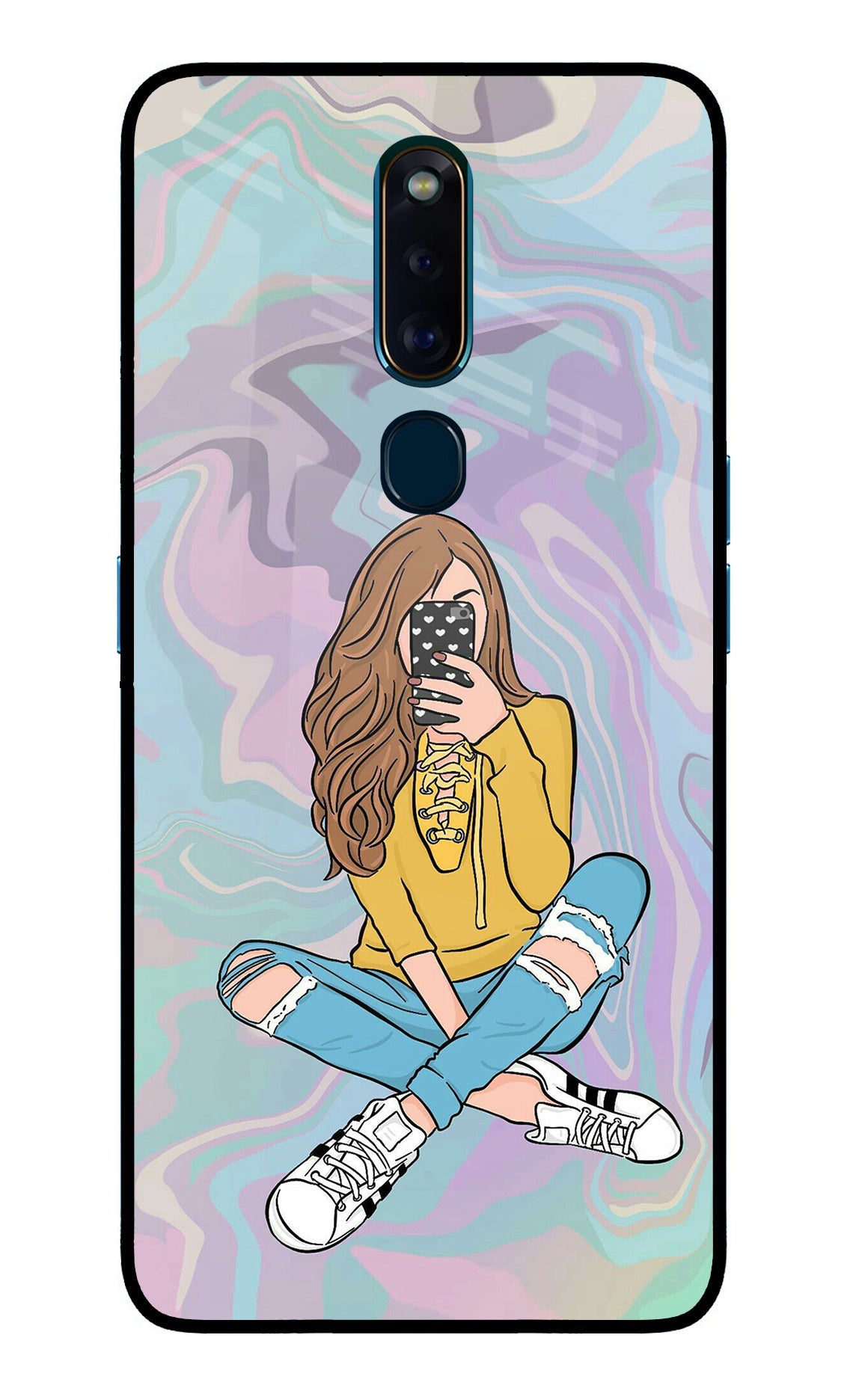 Selfie Girl Oppo F11 Pro Back Cover