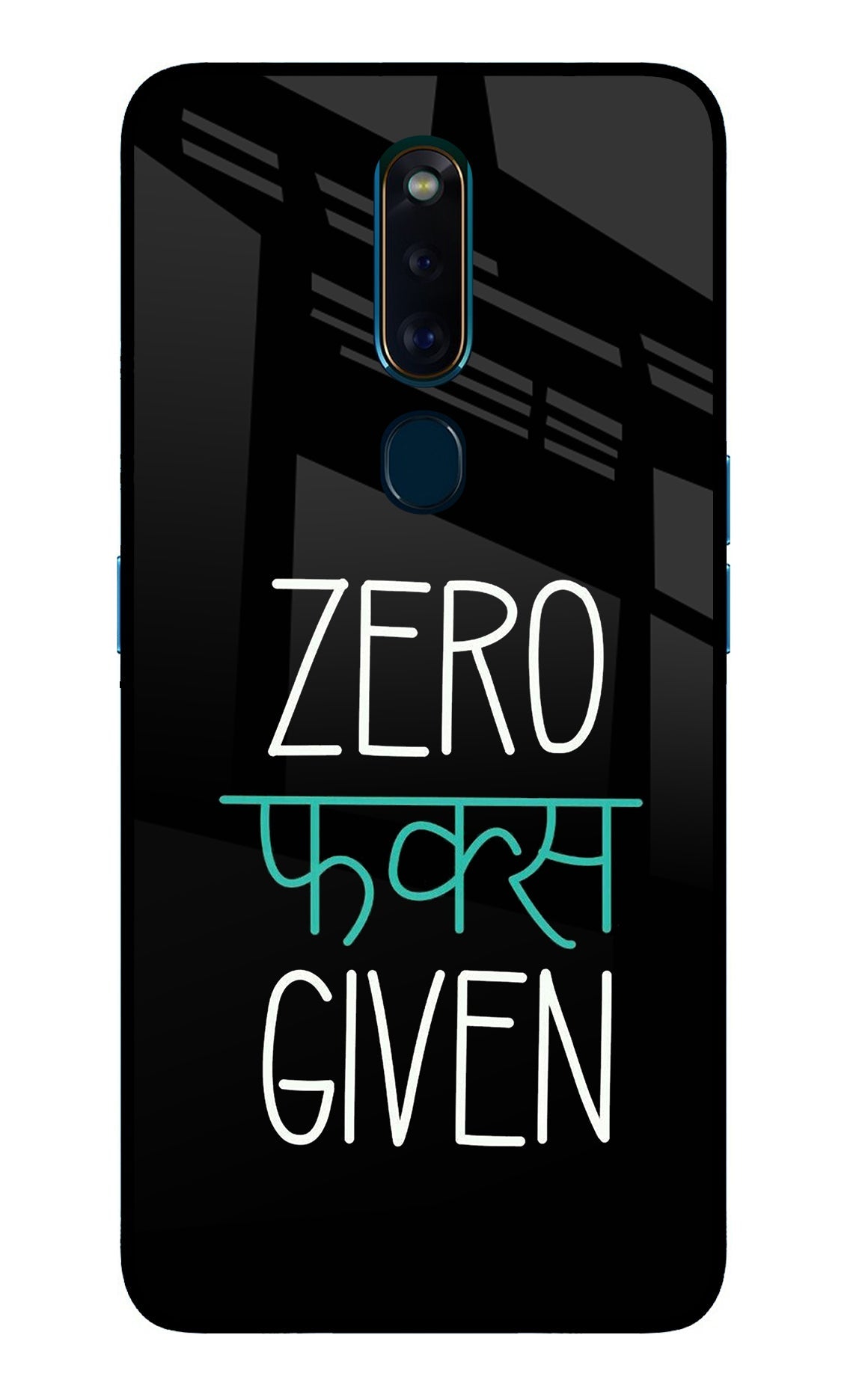 Zero Fucks Given Oppo F11 Pro Back Cover