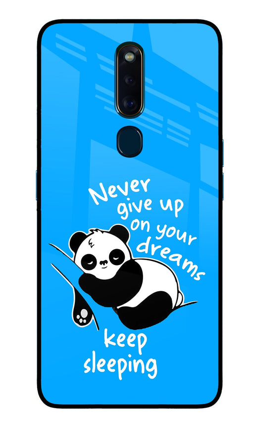 Keep Sleeping Oppo F11 Pro Glass Case