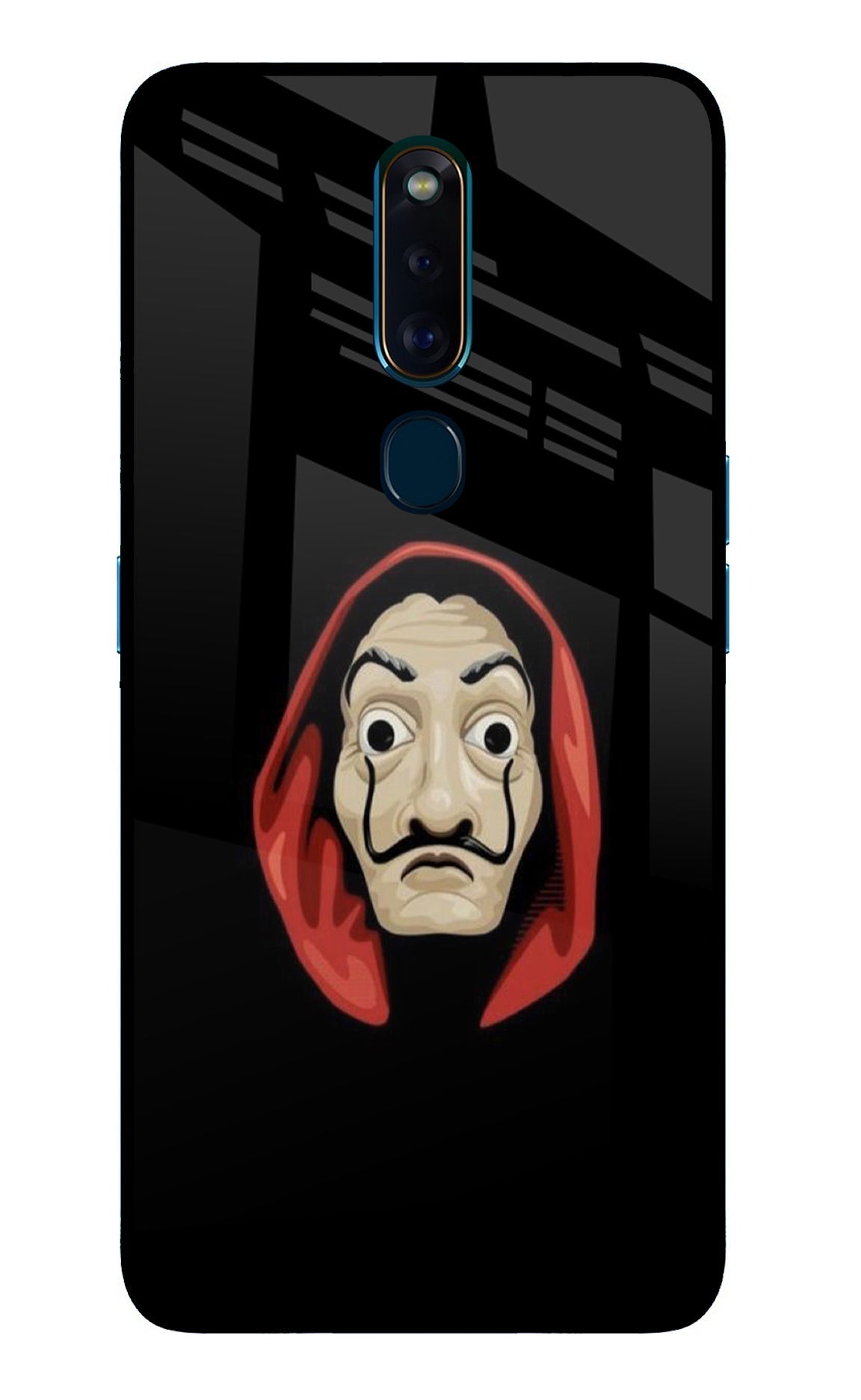 Money Heist Oppo F11 Pro Glass Case