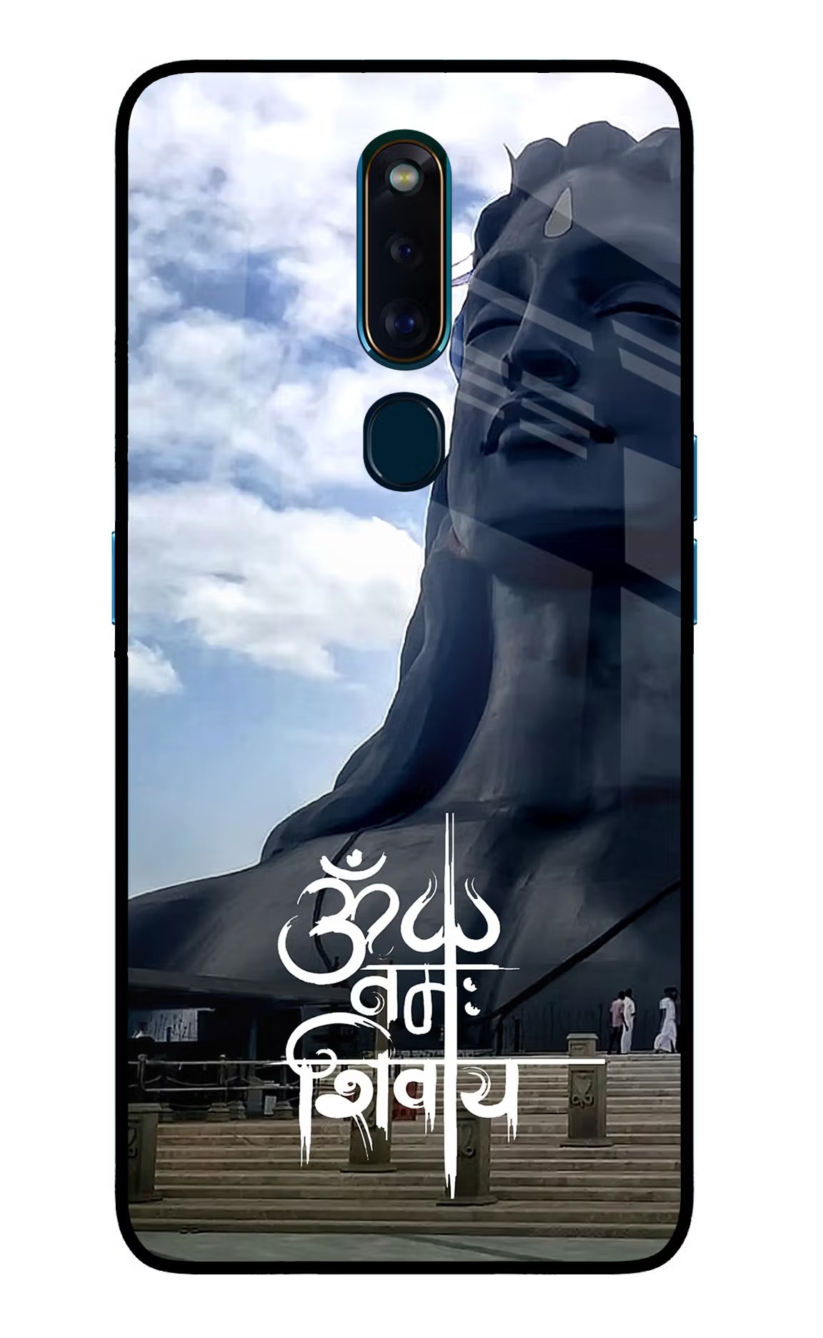Om Namah Shivay Oppo F11 Pro Glass Case Back Cover by Casekaro