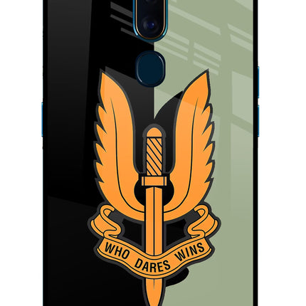 Balidan Logo Oppo F11 Pro Glass Case Back Cover by Casekaro