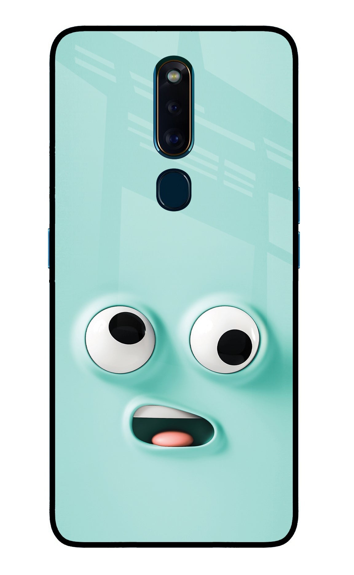 Funny Cartoon Oppo F11 Pro Glass Case