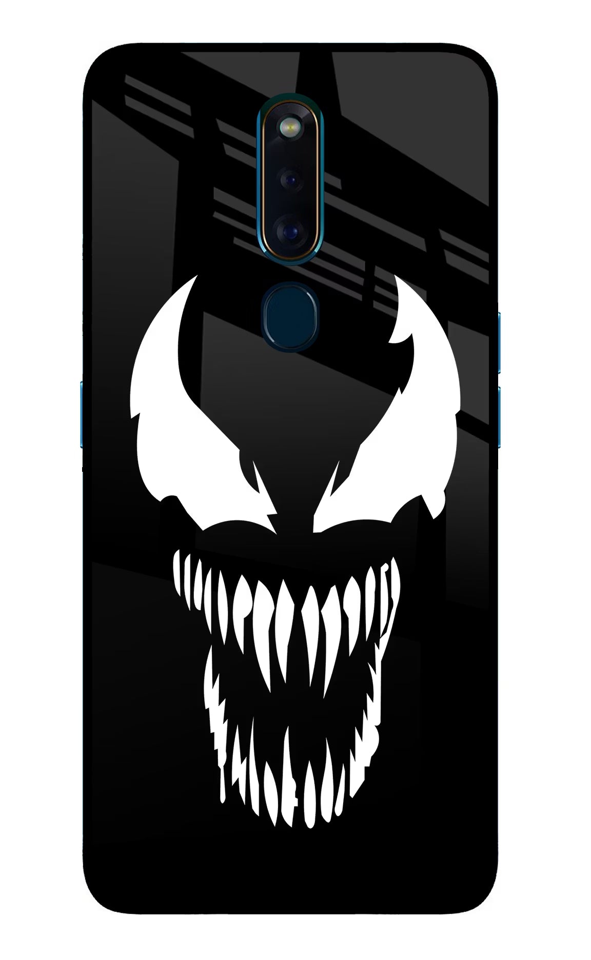 Venom Oppo F11 Pro Glass Case Back Cover by Casekaro