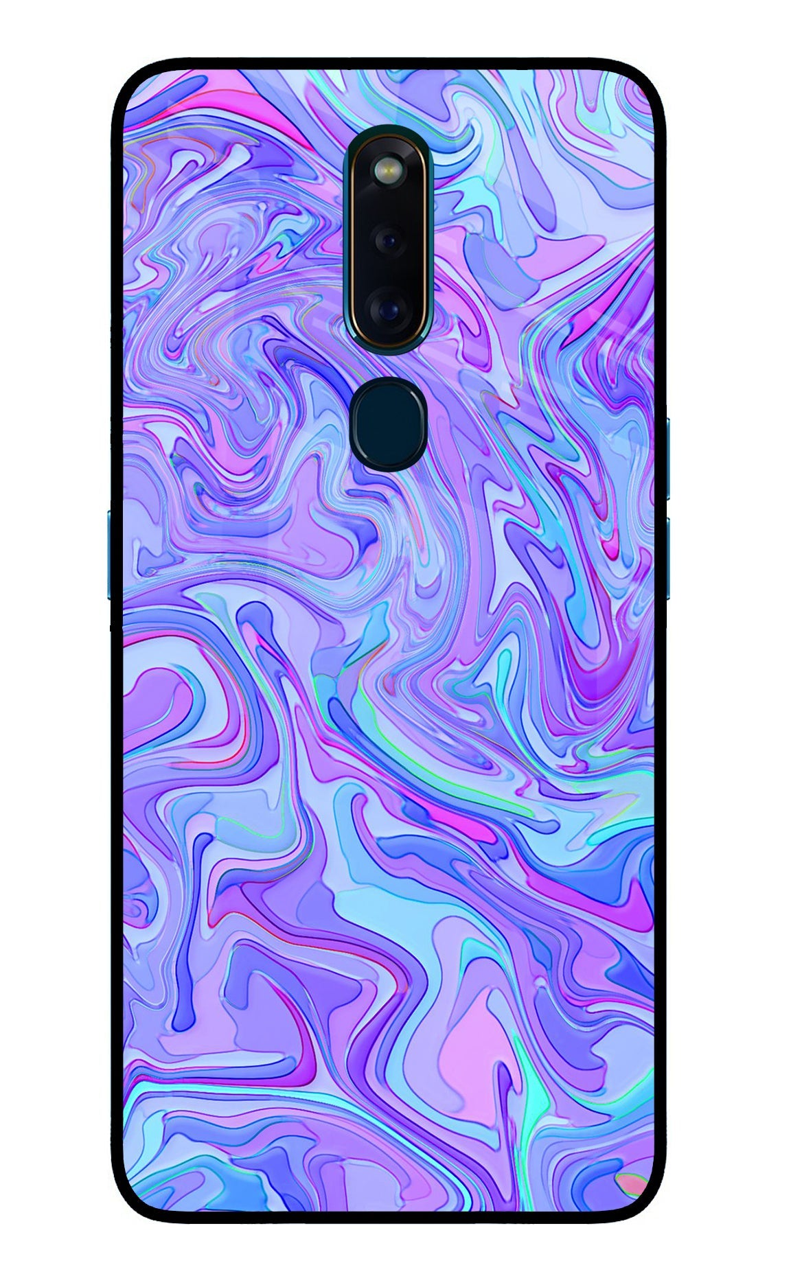 Glitter Oppo F11 Pro Glass Case