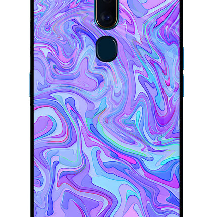 Glitter Oppo F11 Pro Glass Case Back Cover by Casekaro