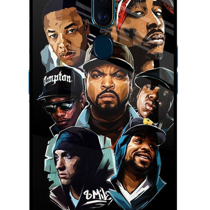 Rappers Oppo F11 Pro Glass Case Back Cover by Casekaro