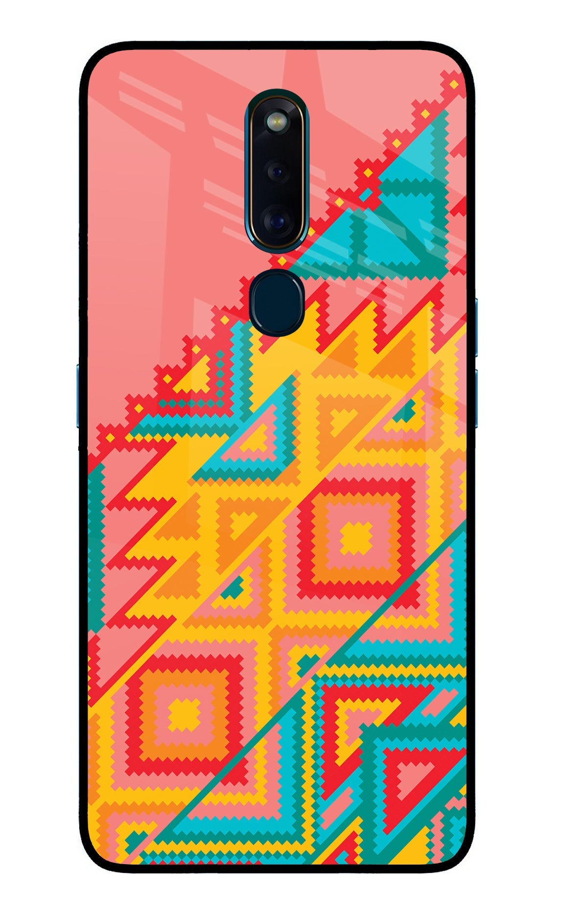 Aztec Tribal Oppo F11 Pro Glass Case