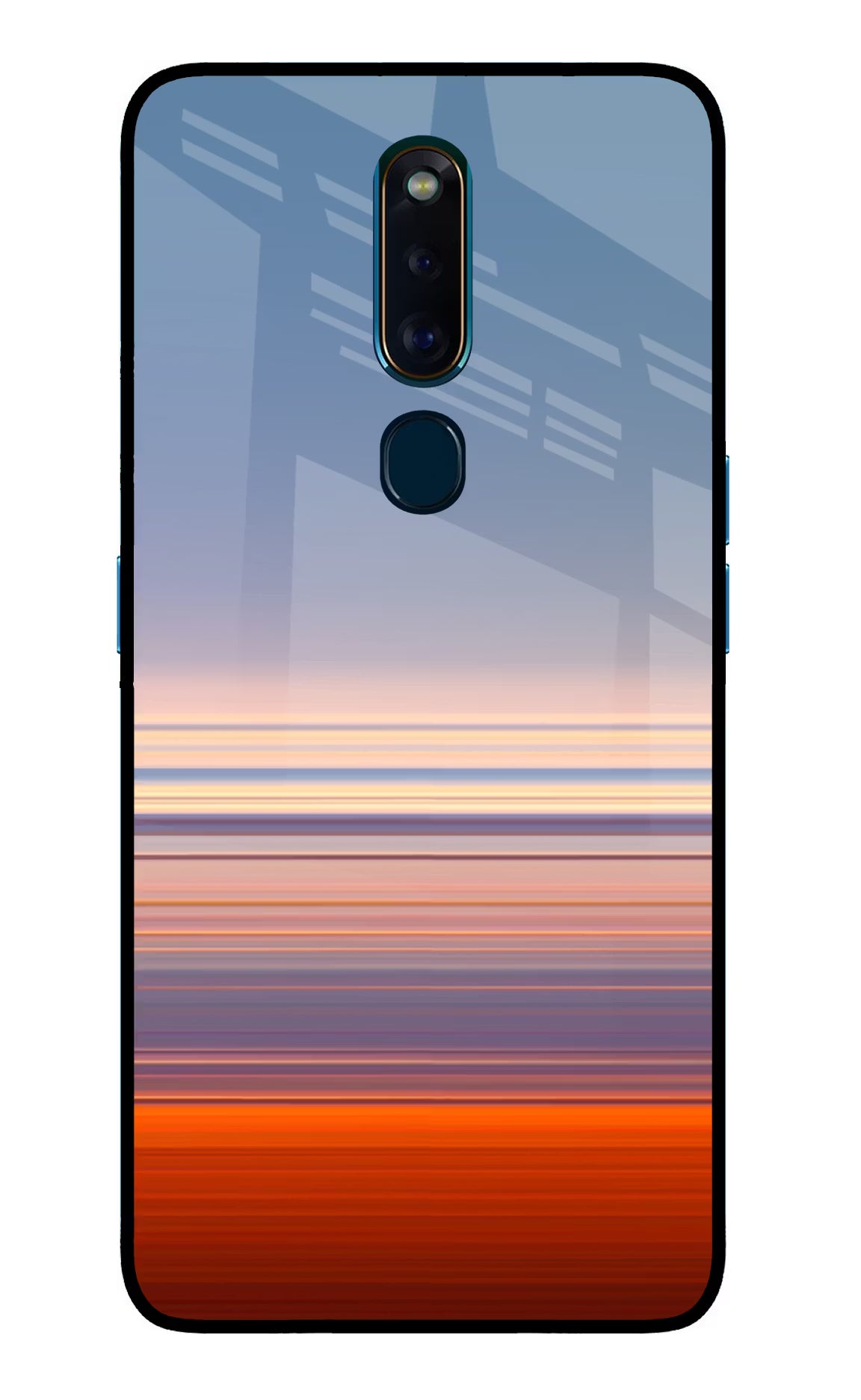 Morning Colors Oppo F11 Pro Glass Case Back Cover by Casekaro