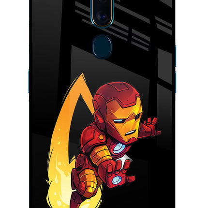 IronMan Oppo F11 Pro Glass Case Back Cover by Casekaro