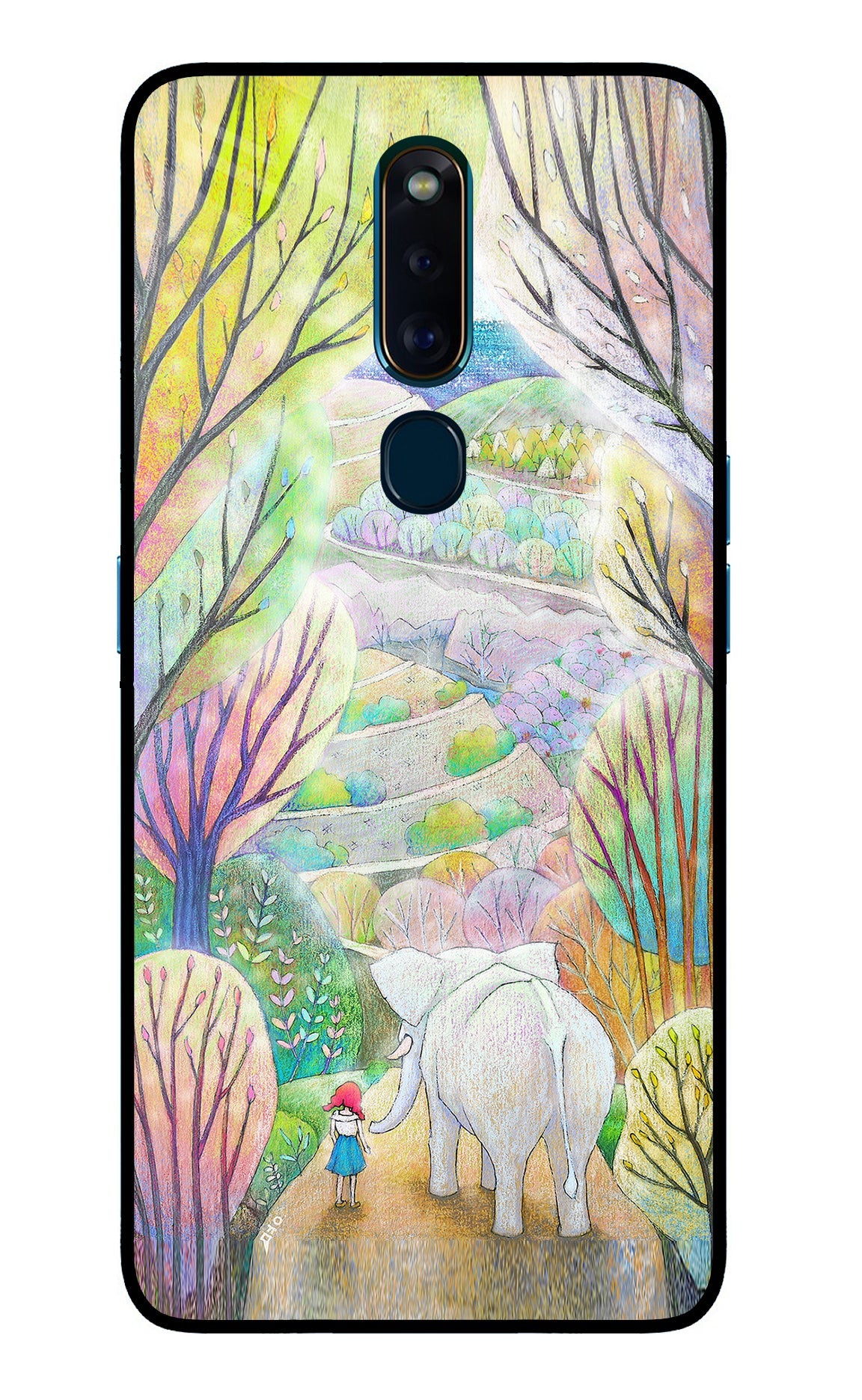 Nature Painting Oppo F11 Pro Glass Case