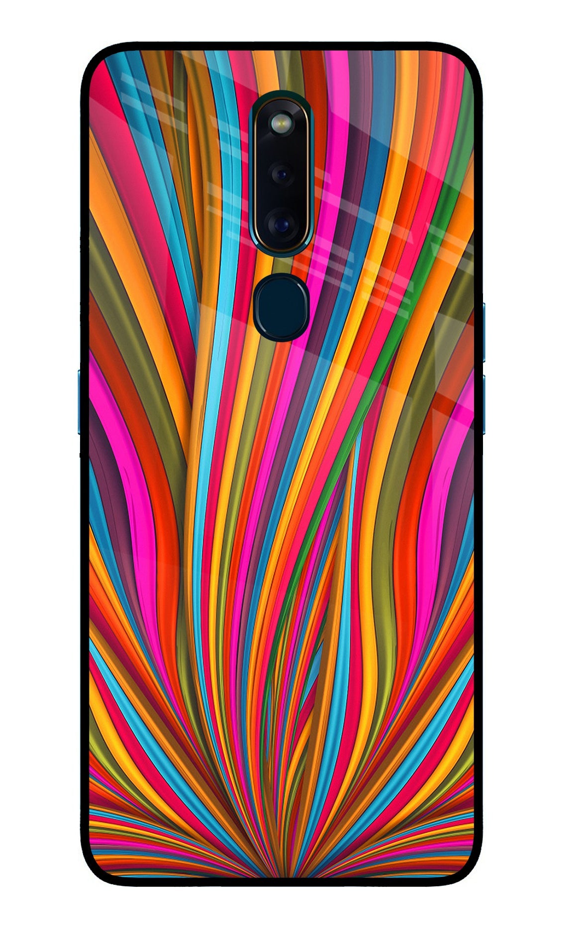 Trippy Wavy Oppo F11 Pro Back Cover