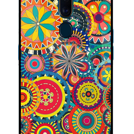 Gol Gol Art Oppo F11 Pro Glass Case Back Cover by Casekaro