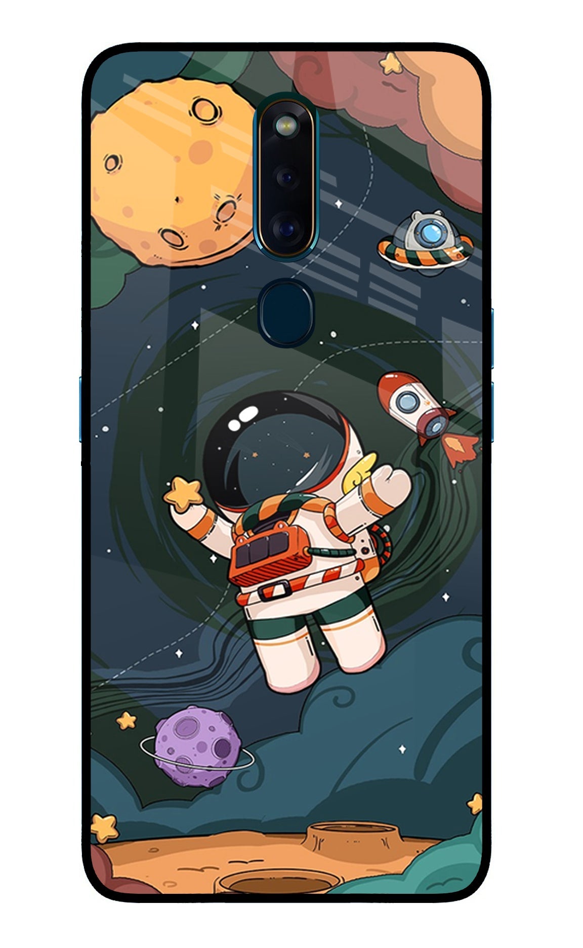 Cartoon Astronaut Oppo F11 Pro Back Cover