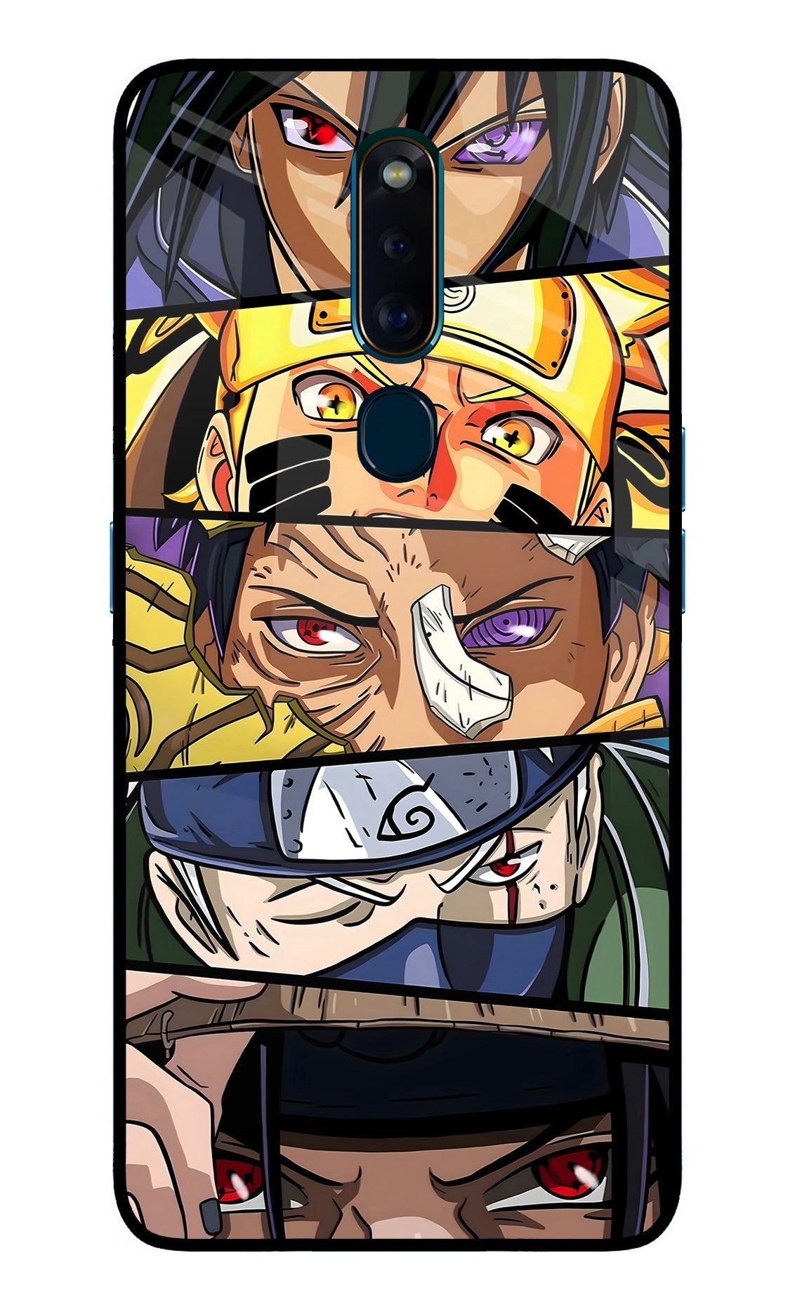 Naruto Character Oppo F11 Pro Glass Case