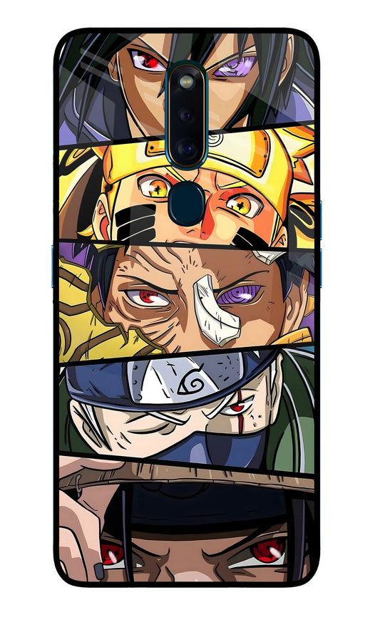 Naruto Character Oppo F11 Pro Glass Case