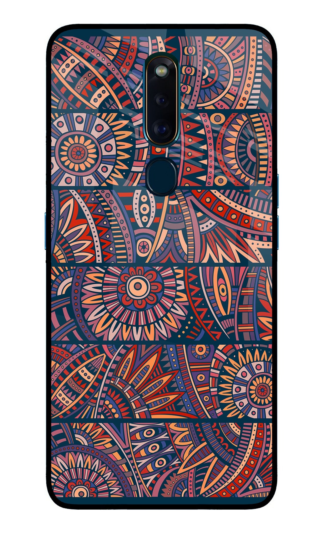 African Culture Design Oppo F11 Pro Glass Case