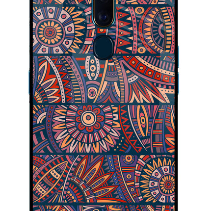 African Culture Design Oppo F11 Pro Glass Case Back Cover by Casekaro