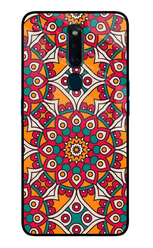 Mandala Art Oppo F11 Pro Glass Case