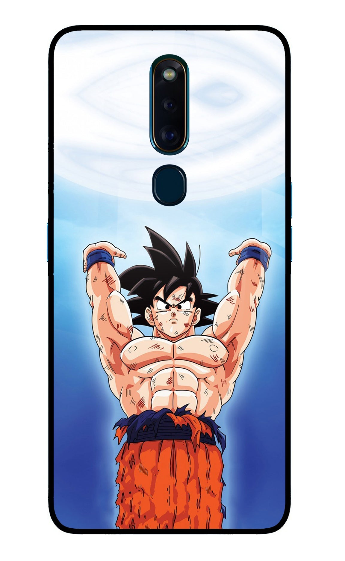 Goku Power Oppo F11 Pro Glass Case