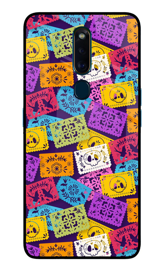 Mexican Pattern Oppo F11 Pro Glass Case