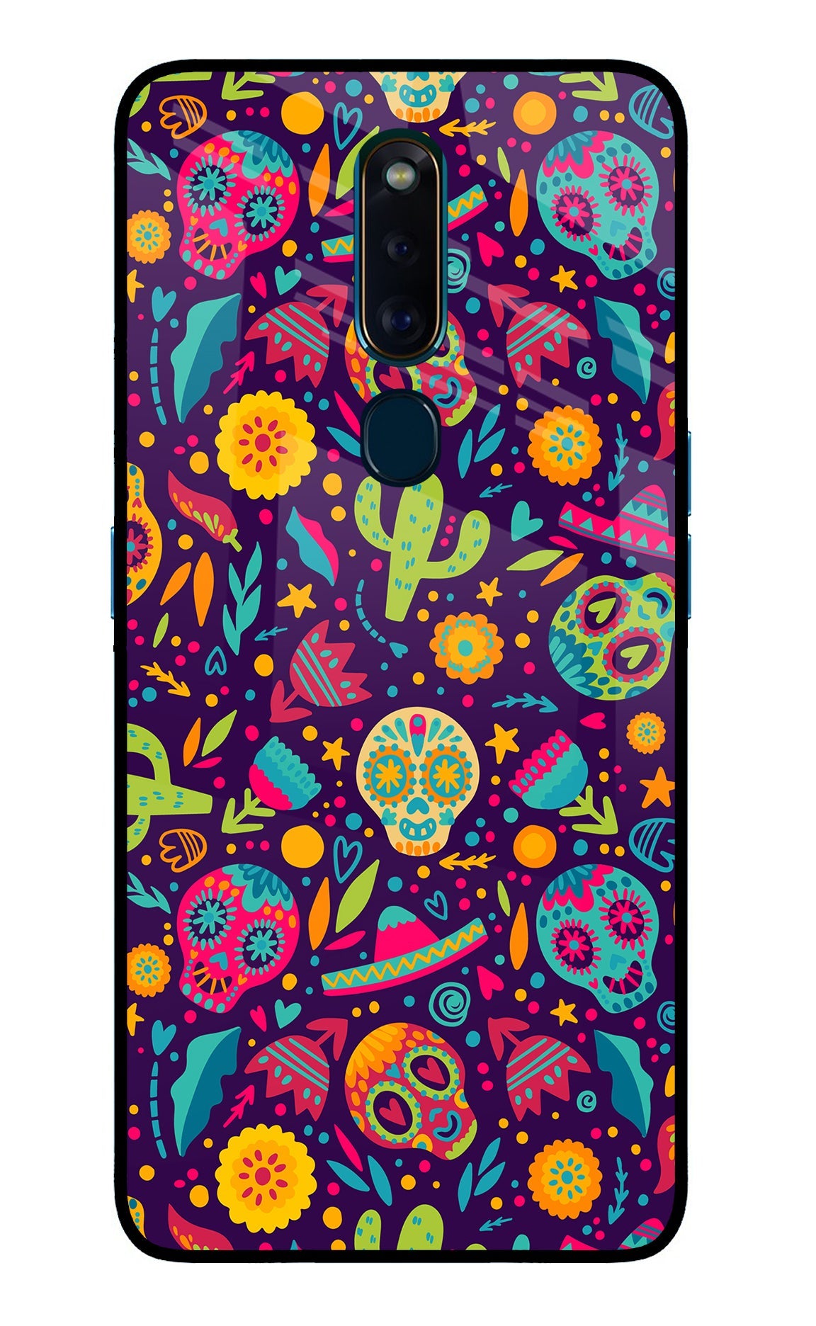 Mexican Design Oppo F11 Pro Glass Case