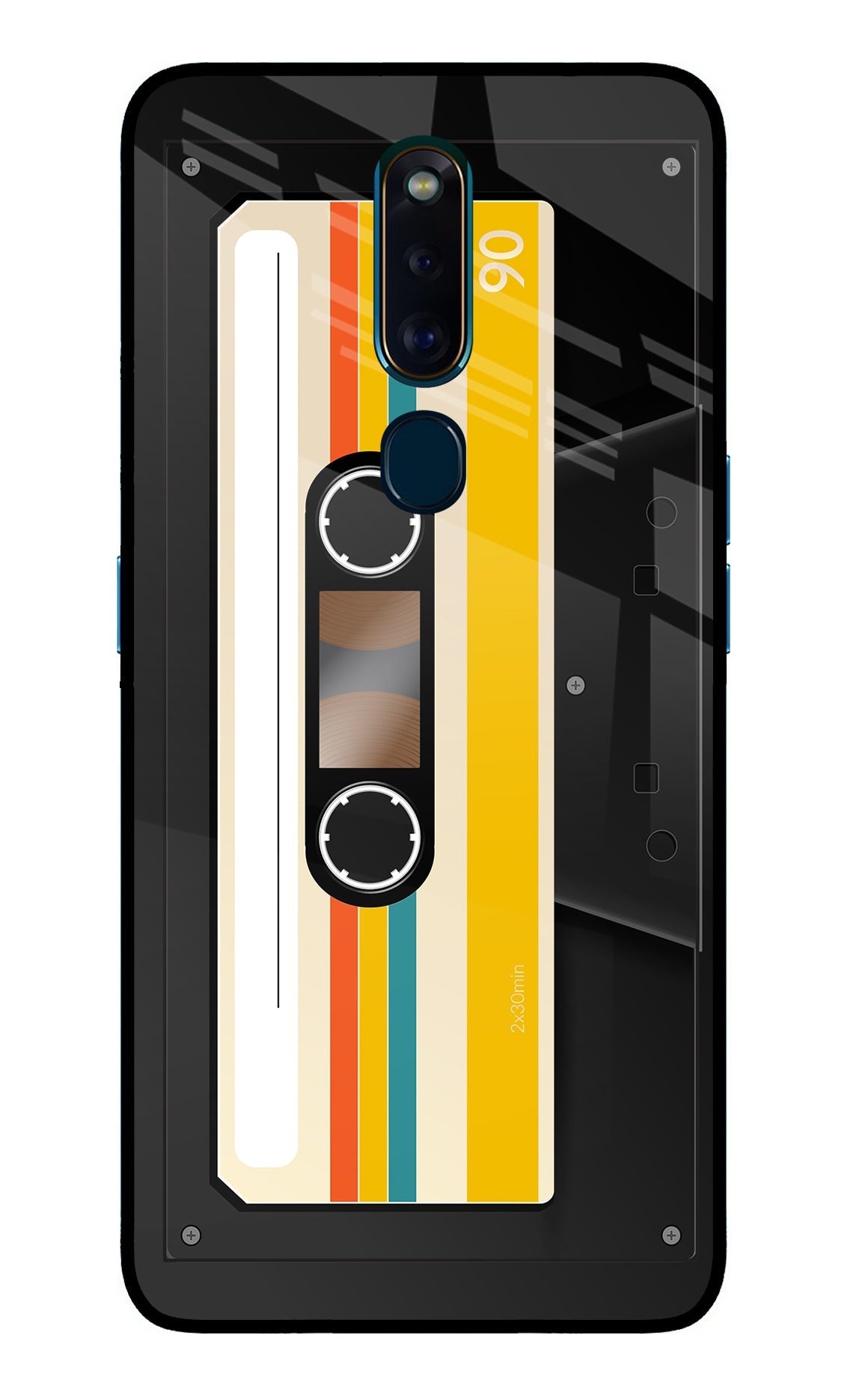 Tape Cassette Oppo F11 Pro Glass Case