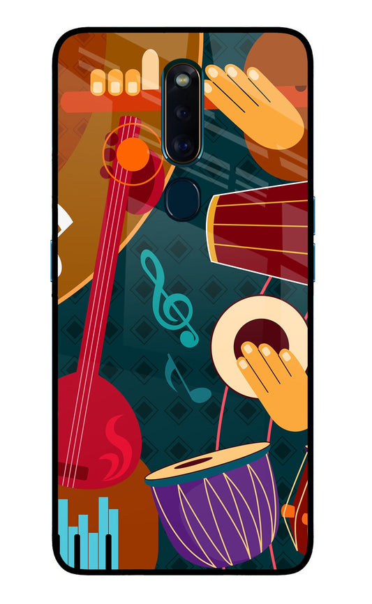 Music Instrument Oppo F11 Pro Glass Case