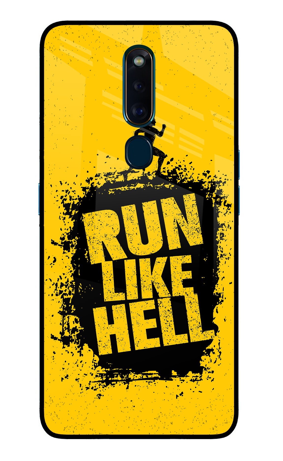 Run Like Hell Oppo F11 Pro Back Cover