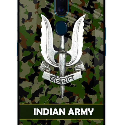 Balidan Indian Logo Oppo F11 Pro Glass Case Back Cover by Casekaro