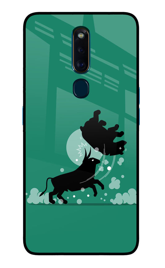 Bull Conqueror Oppo F11 Pro Glass Case