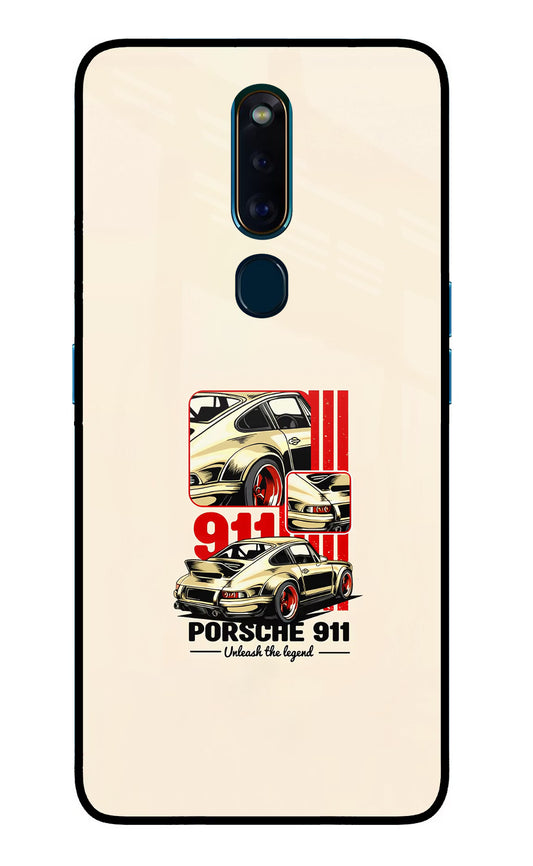 Classic Porsche 911 Oppo F11 Pro Glass Case