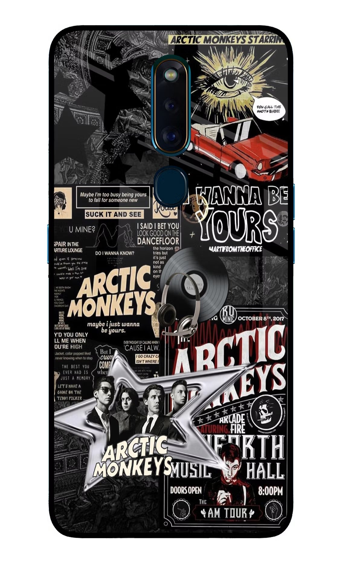 Arctic Monkeys Oppo F11 Pro Glass Case Back Cover by Casekaro
