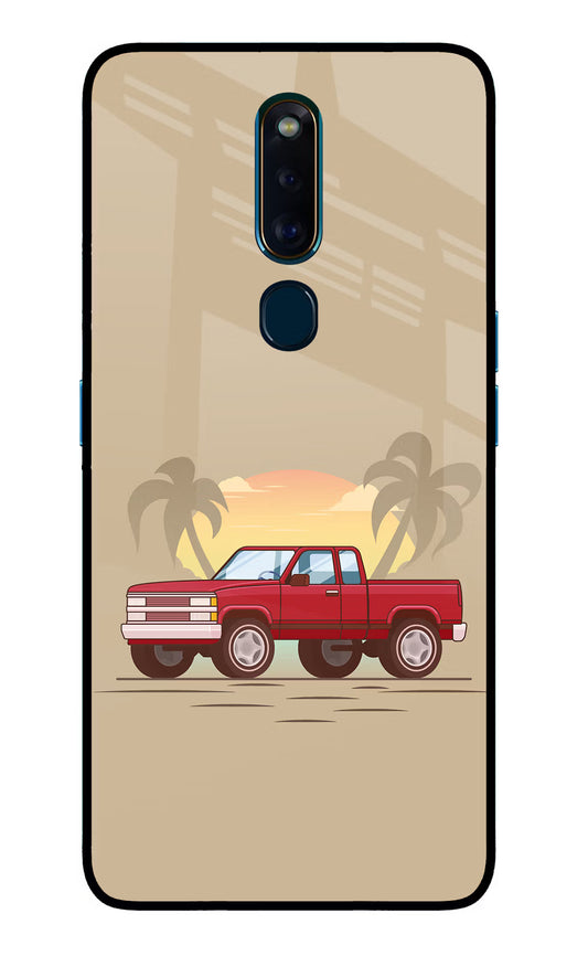 Desert Classic Drive Oppo F11 Pro Glass Case
