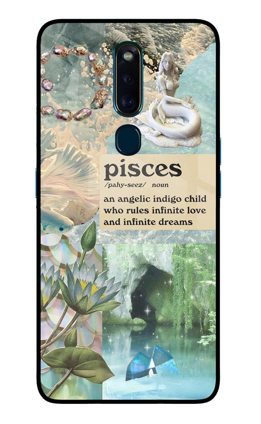 Pisces Zodiac Oppo F11 Pro Glass Case