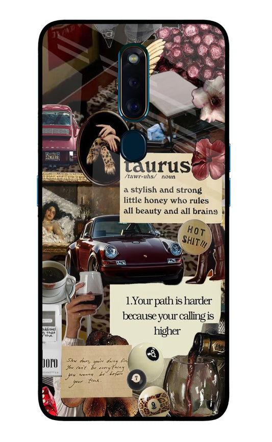 Taurus Zodiac Oppo F11 Pro Glass Case