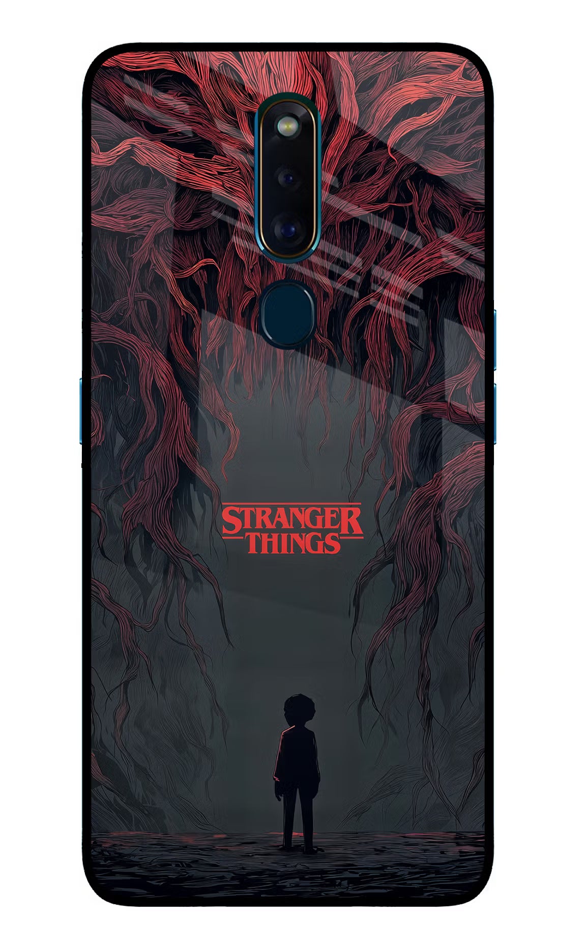 Ordinary Things Dark Side Oppo F11 Pro Glass Case Back Cover by Casekaro