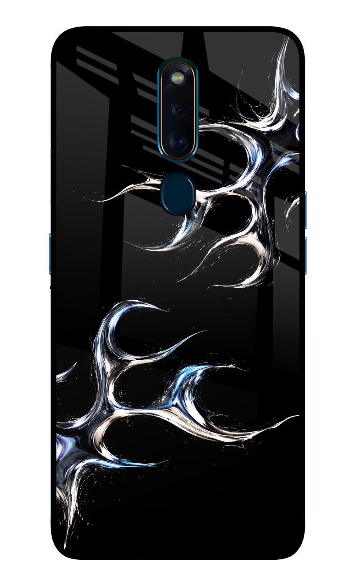 Chrome Tribal Oppo F11 Pro Glass Case